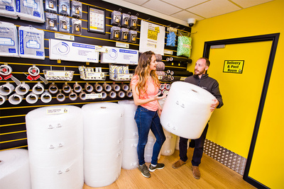 Range of packaging supplies always in stock