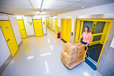 Clean and bright storage areas